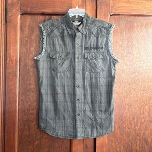Harley Davidson Motorcycle Co. Button Up Tank Top
